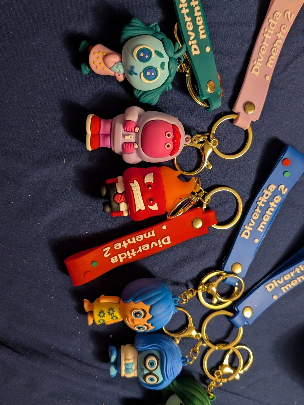 Inside Out Keychain Bag Charm Lot